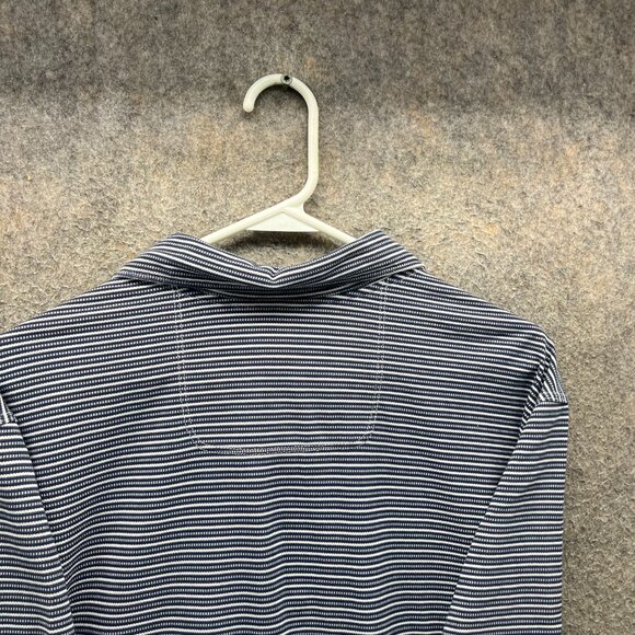 Tommy Bahama Polo Shirt Mens XXL Blue Preppy Striped Island Zone Extra Large - Picture 9 of 10
